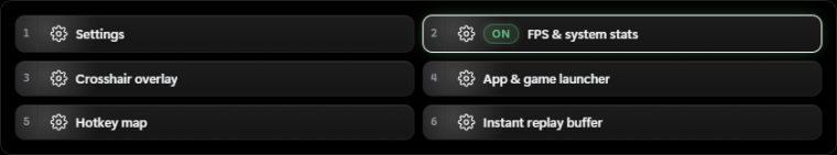 The Vorla Layer dock, a horizontal strip of tool buttons
